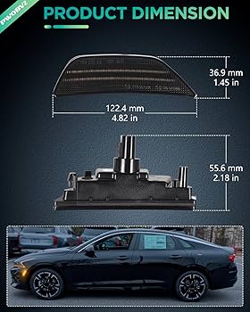Amazon.com: PWOBVZ Full LED Front Bumper Side Marker Lights